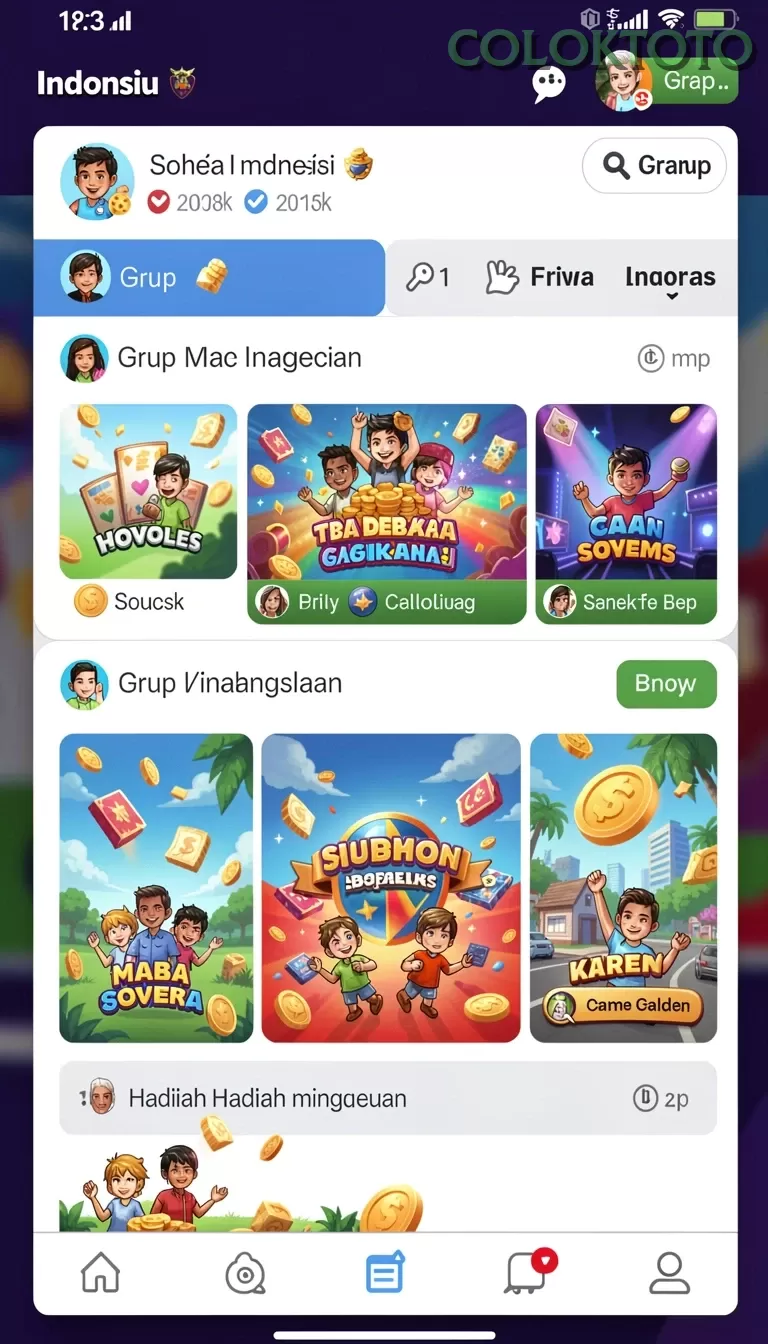 Cuplikan layar ANDARA88 — pengaturan akun